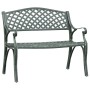 Grüne Gartenbank aus Aluminiumguss, 102 cm von vidaXL, Gartenbänke - Ref: Foro24-317745, Preis: 229,46 €, Rabatt: %