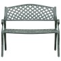 Grüne Gartenbank aus Aluminiumguss, 102 cm von vidaXL, Gartenbänke - Ref: Foro24-317745, Preis: 229,46 €, Rabatt: %