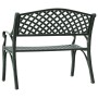 Grüne Gartenbank aus Aluminiumguss, 102 cm von vidaXL, Gartenbänke - Ref: Foro24-317745, Preis: 229,46 €, Rabatt: %