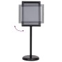 A3 Soportes para carteles 2 pcs de aleación de aluminio negra de , Mostradores - Ref: Foro24-3385631, Precio: 79,32 €