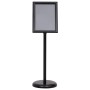 Soportes para carteles pedestal A4 2 pcs Negro Aleación de Aluminio de , Mostradores - Ref: Foro24-3385633, Precio: 59,13 €