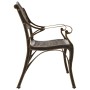 Banco de jardín de aluminio fundido bronce 102 cm de vidaXL, Bancos de jardín - Ref: Foro24-317747, Precio: 229,21 €, Descuen...
