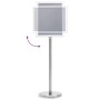 Expositores de pedestal A4 2 pcs Plateado de Aleación de Aluminio de , Mostradores - Ref: Foro24-3385634, Precio: 60,34 €