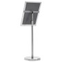 Expositores de pedestal A4 2 pcs Plateado de Aleación de Aluminio de , Mostradores - Ref: Foro24-3385634, Precio: 60,34 €