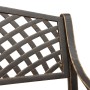 Banco de jardín de aluminio fundido bronce 102 cm de vidaXL, Bancos de jardín - Ref: Foro24-317747, Precio: 229,21 €, Descuen...