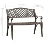 Gartenbank aus bronzefarbenem Aluminiumguss, 102 cm von vidaXL, Gartenbänke - Ref: Foro24-317747, Preis: 214,96 €, Rabatt: %