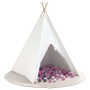 Tienda Teepee Infantil de con Bolsa Melocotón & Pelotas de Juego Blanca von , Spielzelte und Tunnel - Ref: Foro24-3385872, Pr...