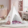Tienda Teepee Infantil de con Bolsa Melocotón & Pelotas de Juego Blanca von , Spielzelte und Tunnel - Ref: Foro24-3385872, Pr...