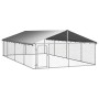 Außenzwinger mit Dach 600x300x150 cm von vidaXL, Hundehütten und Zäune - Ref: Foro24-171502, Preis: 223,47 €, Rabatt: %