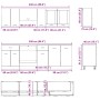 Conjunto de Gabinetes de Cocina de 8 Piezas de en Roble Ahumado by , Kitchen cabinets - Ref: Foro24-3388348, Price: 431,81 €,...