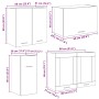 Conjunto de Gabinetes de Cocina de 8 Piezas de en Roble Ahumado by , Kitchen cabinets - Ref: Foro24-3388348, Price: 431,81 €,...