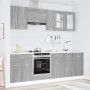 Juego de Gabinetes de Cocina de 8 Piezas Gris Sonoma Madera Ingenierizada von , Küchenschränke - Ref: Foro24-3388349, Preis: ...