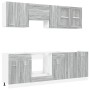 Juego de Gabinetes de Cocina de 8 Piezas Gris Sonoma Madera Ingenierizada von , Küchenschränke - Ref: Foro24-3388349, Preis: ...