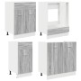 Juego de Gabinetes de Cocina de 8 Piezas Gris Sonoma Madera Ingenierizada von , Küchenschränke - Ref: Foro24-3388349, Preis: ...