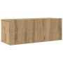 Juego de Mueble para TV de 4 Piezas de Roble Artesanal | Foro24.es | Tu tienda online para hogar, jardín y más Foro24.es