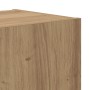 Juego de Mueble para TV de 4 Piezas de Roble Artesanal | Foro24.es | Tu tienda online para hogar, jardín y más Foro24.es