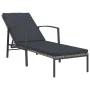 Liegestühle mit Tisch, 2 Stück, aus grauem synthetischem Rattan. von vidaXL, Liegen - Ref: Foro24-317639, Preis: 188,58 €, Ra...