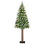 Árbol de Navidad Delgado con 300 LEDs Verde 210 cm PVC | Foro24.es | Tu tienda online para hogar, jardín y más Foro24.es