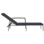 Liegestühle mit Tisch, 2 Stück, aus grauem synthetischem Rattan. von vidaXL, Liegen - Ref: Foro24-317639, Preis: 190,14 €, Ra...