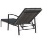 Tumbonas con mesita 2 unidades ratán sintético gris by vidaXL, Loungers - Ref: Foro24-317639, Price: 190,14 €, Discount: %