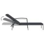 Liegestühle mit Tisch, 2 Stück, aus grauem synthetischem Rattan. von vidaXL, Liegen - Ref: Foro24-317639, Preis: 188,58 €, Ra...