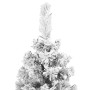 Árbol de Navidad Delgado 300 LEDs & Nieve Nevada Verde 240 cm | Foro24.es | Tu tienda online para hogar, jardín y más Foro24.es