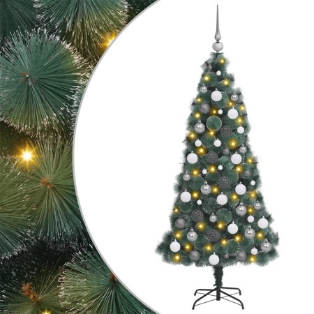 Árbol de Navidad Artificial LED y Juego de Bolas Verde 150 cm PET | Foro24.es | Tu tienda online para hogar, jardín y más Foro24.es