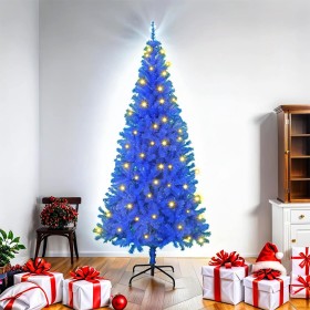 Árbol de Navidad artificial con 300 LEDs Azul 180