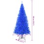 Árbol de Navidad artificial con 300 LEDs Azul 180 cm PVC de , Arboles de navidad - Ref: Foro24-3396523, Precio: 66,85 €