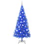 Juego de Árbol de Navidad LED y Bolas Azules de 180 cm en PVC de , Arboles de navidad - Ref: Foro24-3396526, Precio: 85,46 €