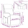 Sillón de masaje de tela taupe | Foro24.es | Tu tienda online para hogar, jardín y más Foro24.es