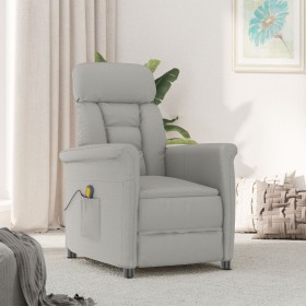 Comprar Sillón de masaje tela microfibra gris