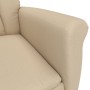 Sillón de masaje tela microfibra crema | Foro24.es | Tu tienda online para hogar, jardín y más Foro24.es