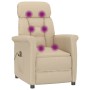 Sillón de masaje tela microfibra crema | Foro24.es | Tu tienda online para hogar, jardín y más Foro24.es
