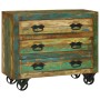 Buffet con 3 Cajones 80x30x65 cm Madera Sólida Recuperada | Foro24.es | Tu tienda online para hogar, jardín y más Foro24.es