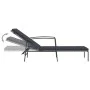 Liegestuhl mit grauem Kunststoff-Rattankissen von vidaXL, Liegen - Ref: Foro24-317636, Preis: 131,87 €, Rabatt: %