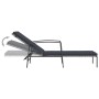 Tumbona con cojín de ratán sintético gris by vidaXL, Loungers - Ref: Foro24-317636, Price: 133,54 €, Discount: %