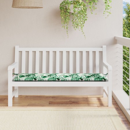 Cojín de banco de jardín de hojas tela Oxford 200x50x4 cm | Foro24.es | Tu tienda online para hogar, jardín y más Foro24.es