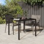 Mesa de Comedor de Jardín Marrón 90x90x75 cm Poliratán | Foro24.es | Tu tienda online para hogar, jardín y más Foro24.es