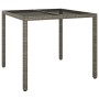 Mesa de Comedor Jardín Gris 90x90x75 cm Poliratán | Foro24.es | Tu tienda online para hogar, jardín y más Foro24.es