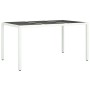 Mesa de Comedor de Jardín Blanca 150x90x75 cm Poliratán by , Garden tables - Ref: Foro24-362542, Price: 112,05 €, Discount: %