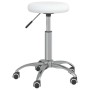 Weißer Massagehocker aus Kunstleder von vidaXL, Massagesessel - Ref: Foro24-3085692, Preis: 57,18 €, Rabatt: %