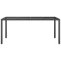 Mesa de Comedor de Jardín Negra 190x90x75 cm Poliratán | Foro24.es | Tu tienda online para hogar, jardín y más Foro24.es