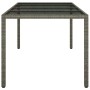 Mesa de Comedor de Jardín Gris 190x90x75 cm Poliratán | Foro24.es | Tu tienda online para hogar, jardín y más Foro24.es