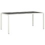 Mesa de Comedor Blanca 190x90x75 cm Poliratán | Foro24.es | Tu tienda online para hogar, jardín y más Foro24.es