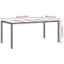 Mesa de Comedor Blanca 190x90x75 cm Poliratán de , Mesas de jardín - Ref: Foro24-362549, Precio: 135,18 €