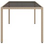 Mesa de Comedor de Jardín Beige 190x90x75 cm Poliratán | Foro24.es | Tu tienda online para hogar, jardín y más Foro24.es