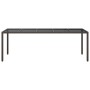 Mesa de Comedor de Jardín Marrón 250x100x75 cm Poliratán | Foro24.es | Tu tienda online para hogar, jardín y más Foro24.es