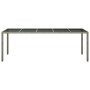 Mesa de Comedor de Jardín Gris 250x100x75 cm Poliratán | Foro24.es | Tu tienda online para hogar, jardín y más Foro24.es