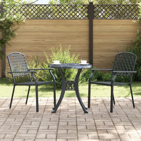 Sillas de jardín apilables 2 uds acero gris antracita von , Gartenstühle - Ref: Foro24-362775, Preis: 151,53 €, Rabatt: %
